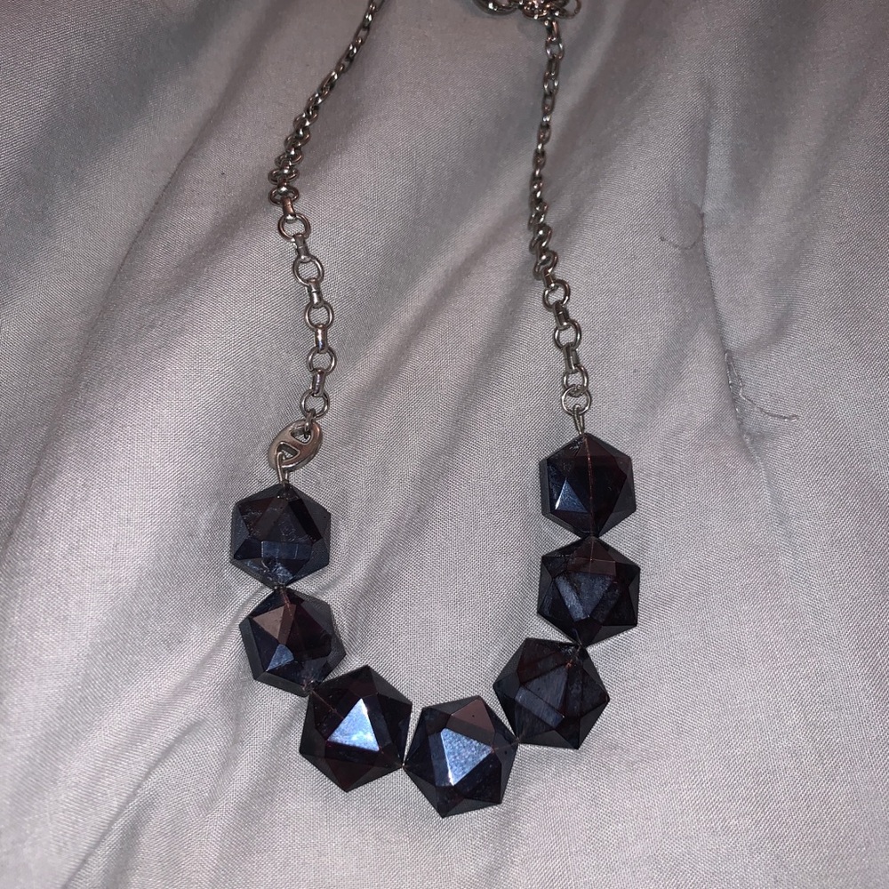 Purple/Blue Stone Chocker Necklace